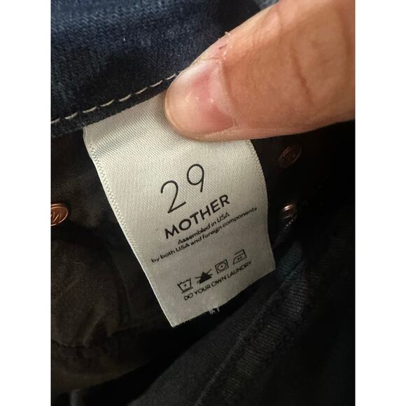 Mother The Looker Ankle Fray in Repeating Love Sz 29 Women's Jeans Nice - Picture 7 of 9